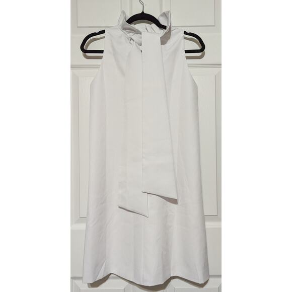Tuckernuck White Blythe Dress Sleeveless Ruffle Collar Mini Dress Size Small (S) - Picture 11 of 13